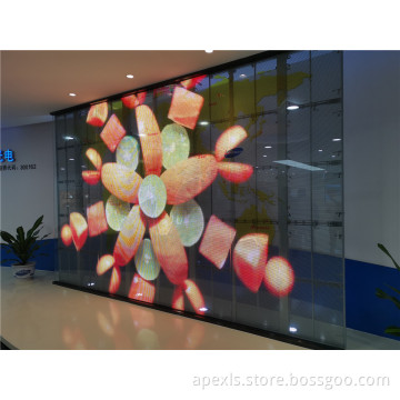 Super Thin Transparent Glass Video Wall